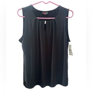 NWT JM Studio By John Meyer Basic Black Tank Top Blouse Women’s Size Large